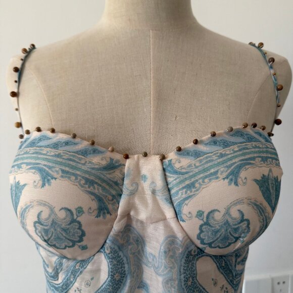 Zimmermann Women's Blue Paisley Illuminate Maxi Dress - Picture 4 of 8